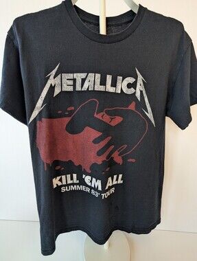 Metallica Kill 'Em All For One Summer 83 Tour Graphic Tee | Medium